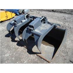 THOMAS B2021U-1931 72in. HYDRAULIC GRAPPLE BUCKET, s/n WA211028:
