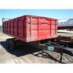 CUSTOMBUILT 16ft. T/A SCISSOR LIFT/DUMP TRAILER, s/n N/A: