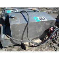 75 GALLON PICKUP FUEL TANK W/12 VOLT ELECTRIC PUMP