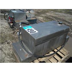 75 GALLON PICKUP FUEL TANK W/12 VOLT ELECTRIC PUMP