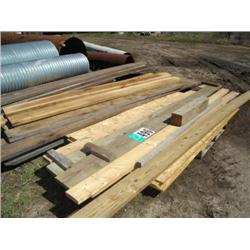 QUANTITY OF OAK & FUR LUMBER USED FOR TRAILER DECKS