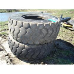 QUANTITY (2) MICHELIN 20.5R25 TIRES