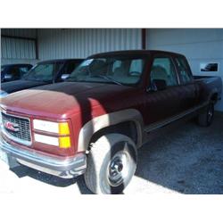 GMC 2500 4WD EXTENDD CAB PICKUP S/N 1GTGK29R4VE28950