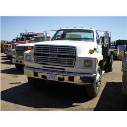 FORD F700 S/A ROLLBACK BED TRUCK S/N 1FDPF7086RVA17277