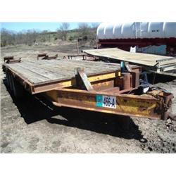 DURCHOLZ 10 TON TRI AXLE EQUIPMENT TRAILER S/N 40073