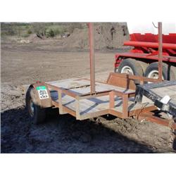 CUSTOMBUILT 6ft. X 12 ft. S/A TRAILER S/N N/A