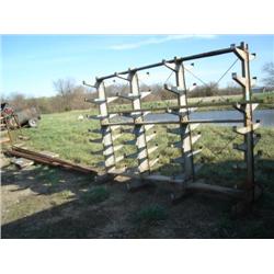 QUANTITY OF STEEL W/RACKS