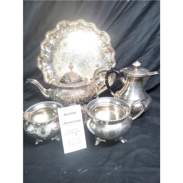 Silver Plate Serving A