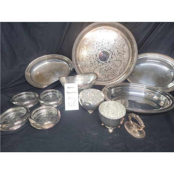 Silver Plate Serving A