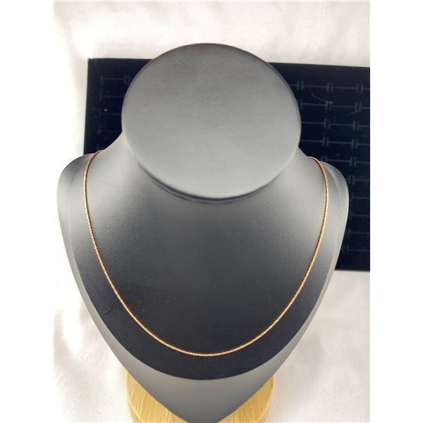 14K Gold over Sterling Silver Necklace A