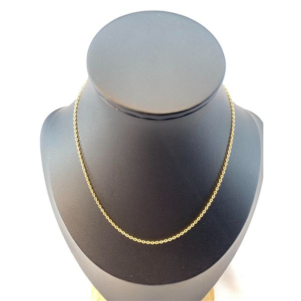 14K Gold Sterling Silver Chain A