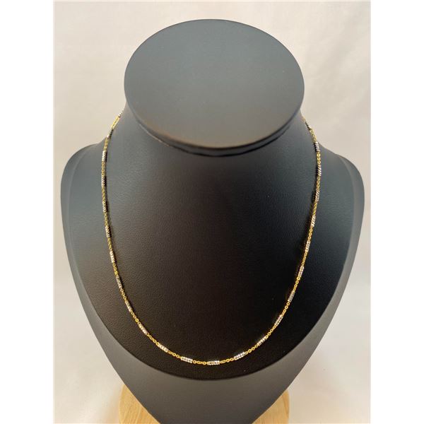 Gold over Sterling Silver Chain A