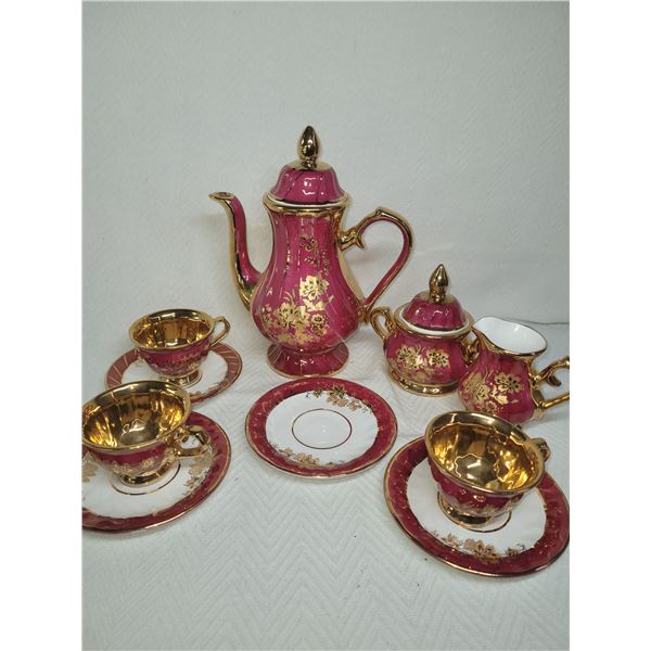 Italian Porcelain Coffee Set A