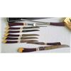 Image 8 : Antique  Carving Set w Bone Handles & More A