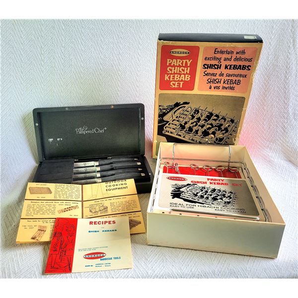 Vintage Androck Kebab Set & Pampered Chef A