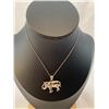 Image 1 : Sterling Silver Elephant Necklace A