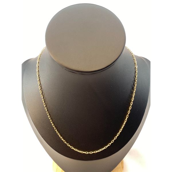 14K Gold over Sterling Silver Chain A