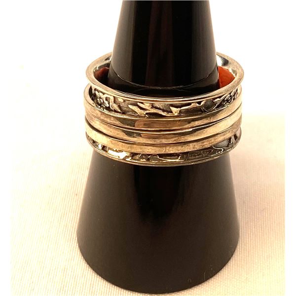 Sterling Silver Spinner Ring A