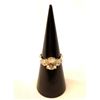 Image 1 : Qtz & Sim Diamond Sterling Silver Ring