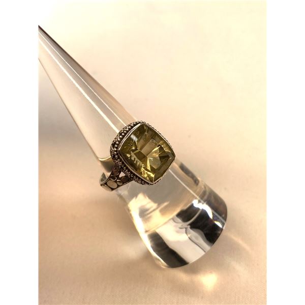 Sterling Silver Quartz Ring A