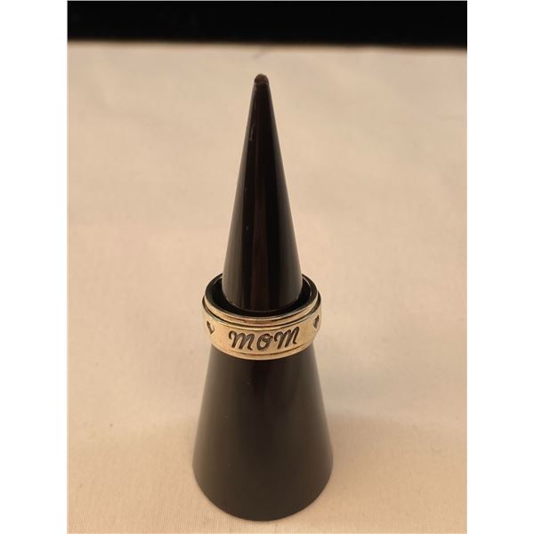 Sterling Silver Mom Spinner Ring A