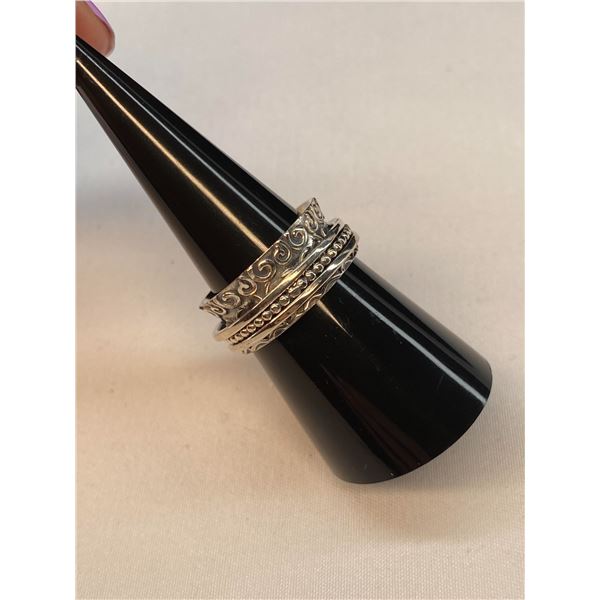 Sterling Silver Spinner Ring A