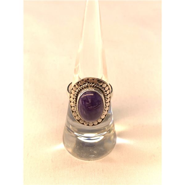 Bali Siberian Sterling Silver Ring A