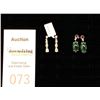 Image 2 : Platinum &Sterling Silver Stud Earrings A