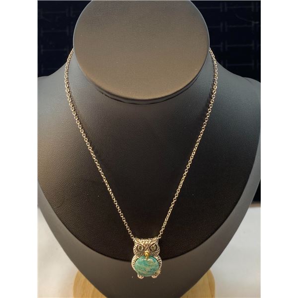 14K Gold Sterling Silver Chain A