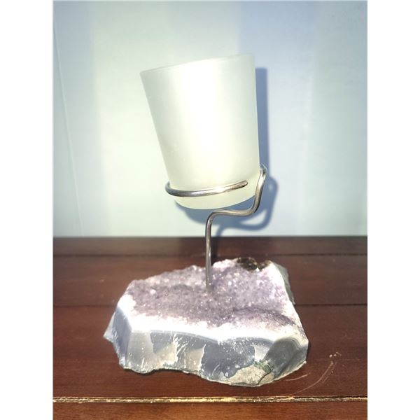 Amtethyst Candle Holder A