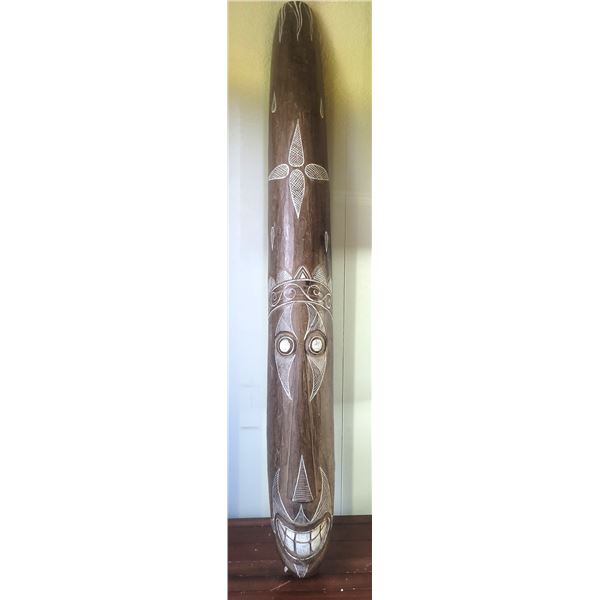 59" Wood Carved Mask A