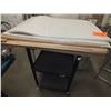 Image 1 : 6 Pads Of Easel Paper & Black Cart On wheels