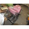 Image 2 : 8 Stacking Chairs & 3 Chair Carts