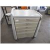 Image 1 : 5 Drawer Medical Storage Cabinet On Wheels