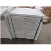 Image 1 : 5 Drawer Medical Storage Cabinet On Wheels