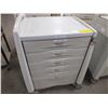 Image 1 : 5 Drawer Medical Storage Cabinet On Wheels