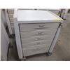 Image 1 : 5 Drawer Medical Storage Cabinet On Wheels