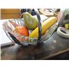 Image 1 : Fruit Bowl w/ Glass Fruit
