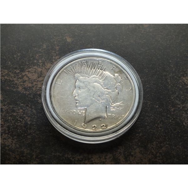 1922 American Peace Dollar
