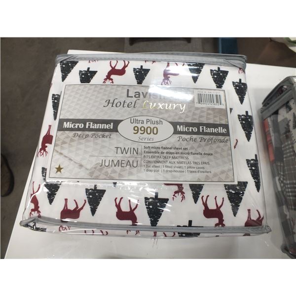 Twin Flannel Sheet Set