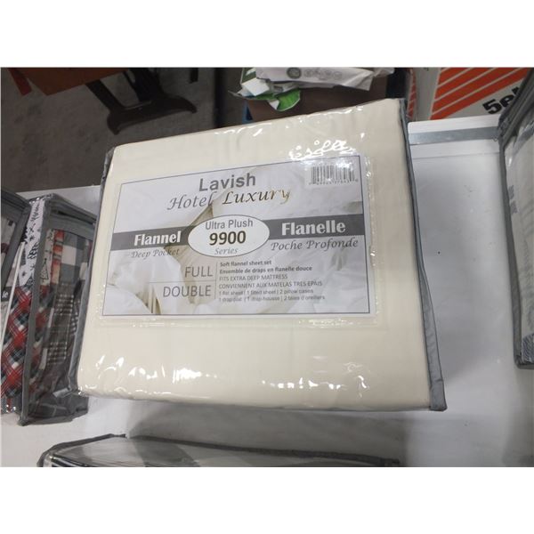 Full Double Flannel Sheet Set