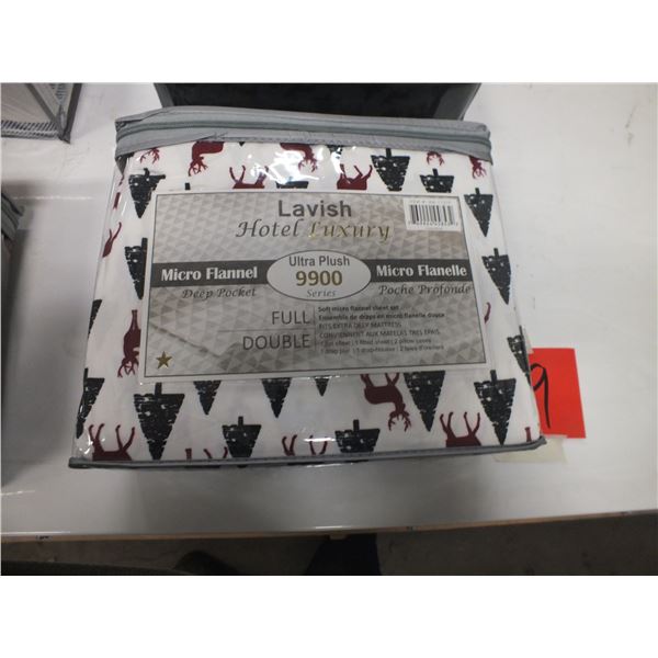 Full Double Flannel Sheet Set