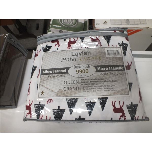 Queen Sized Flannel Sheet Set
