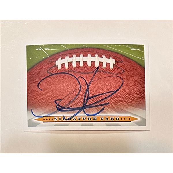 Jalen Hurts Autographed CARD EAGLES