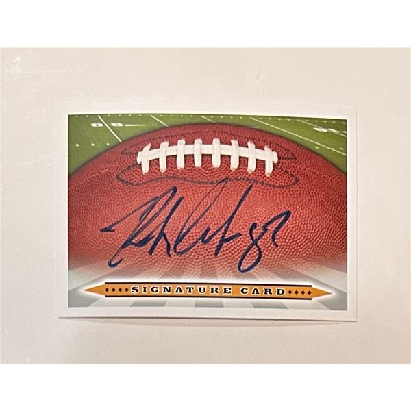 Rob Gronkowski Autographed Card Patriots