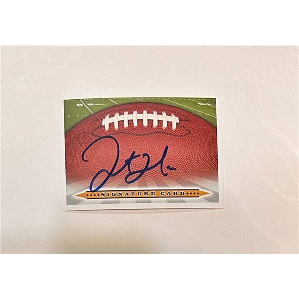 Justin Herbert Autographed CARD