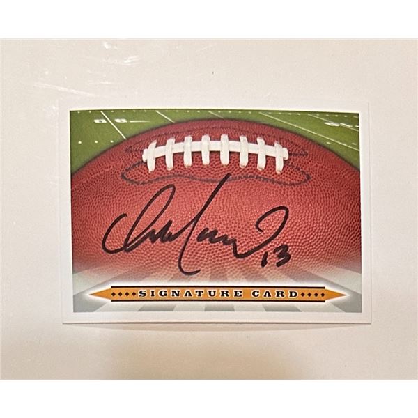 Dan Marino Autographed CARD