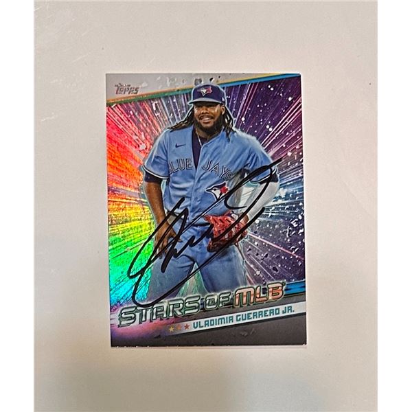 Vlad Guerrero Jr Autographed Card
