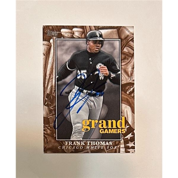 Frank Thomas Autographed CARD
