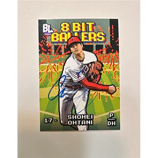 Shohei Ohtani Autographed Card